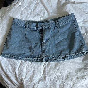 SHEIN Blue Denim Skort